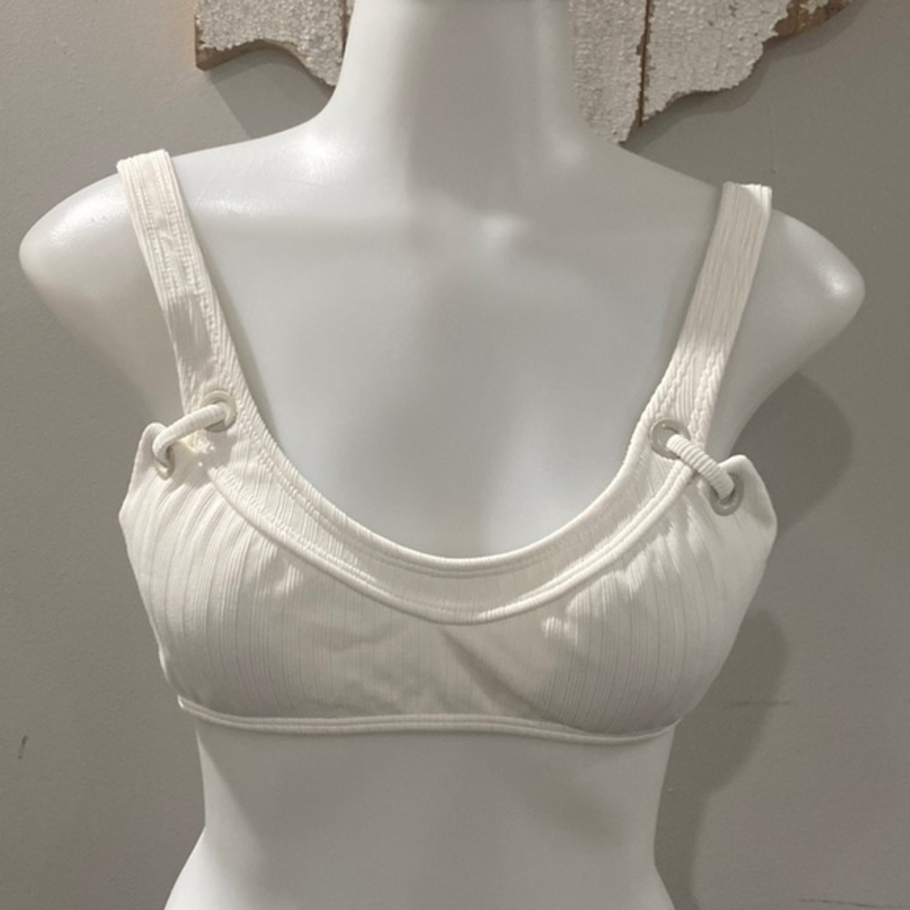 NWOT! Vix Paula Hermanny‎ White Bikini Top